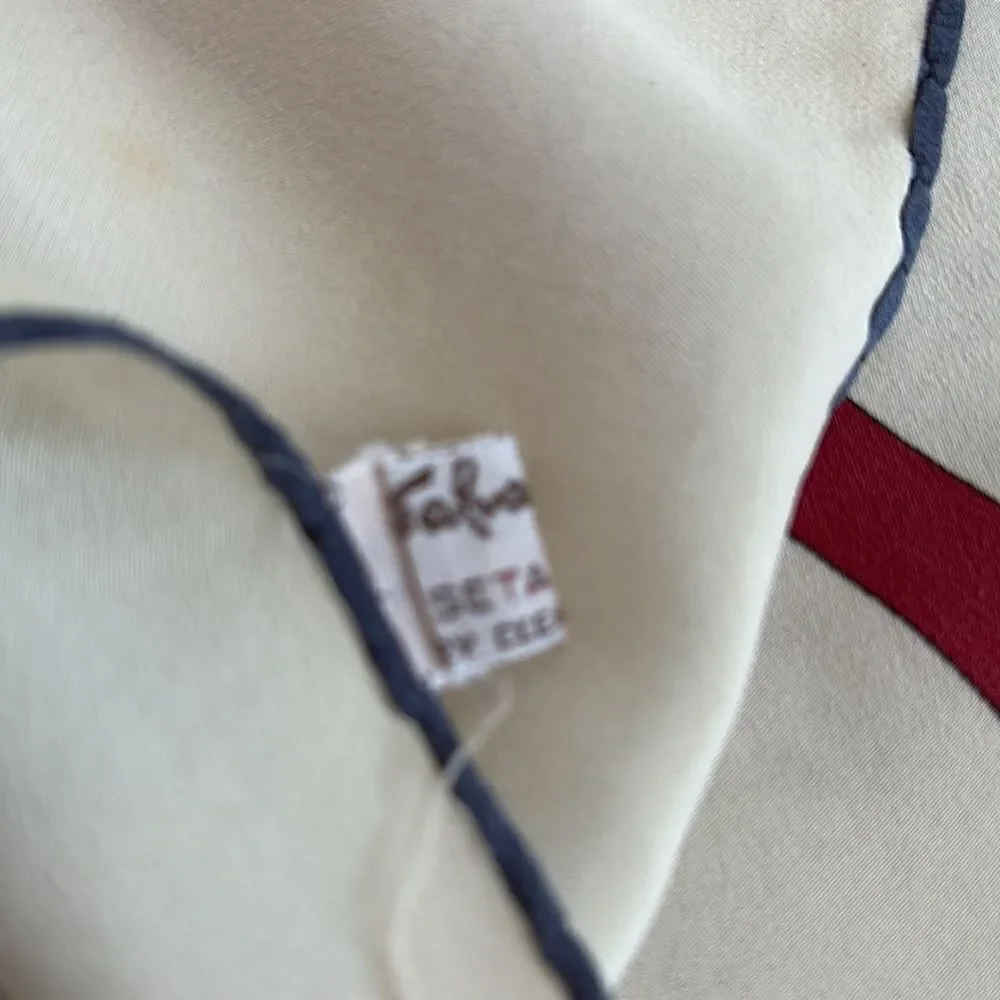 Vintage Ferragamo silk scarf